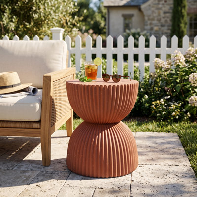 Table d'appoint en sablier Alven