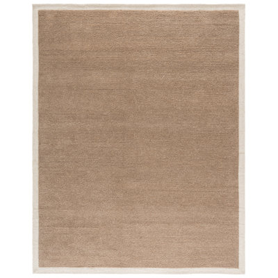 Metro Hand Tufted Wool; Cotton Solid Color Indoor Rug