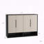 Grande armoire à chaussures moderne avec tablettes réglables