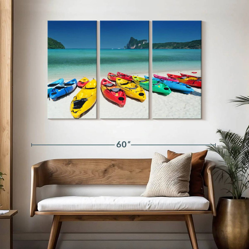 Tourist Kayaks, 32" H x 50" W
