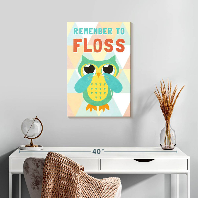 Brampt Remember To Floss, 24" H x 16" W
