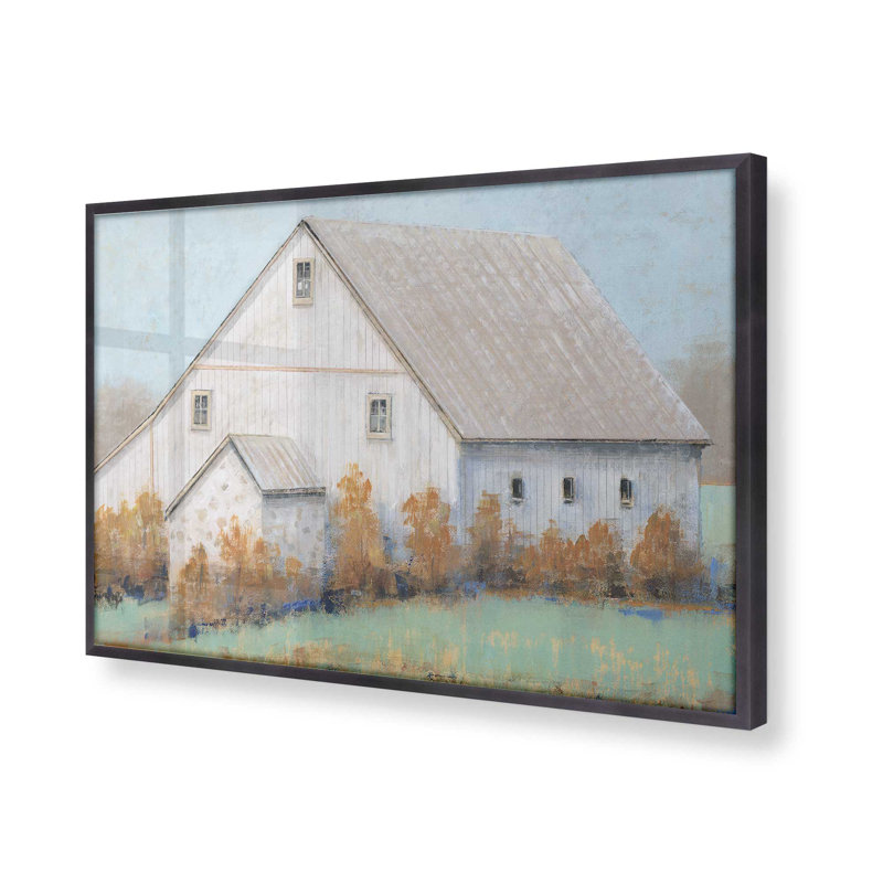 Farmstead Memories v1, impression, H 24 po x l 36 po x P 1,25 po, Cadre photo en zinc patiné