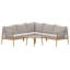 206cm Wide L-Shaped Patio Sectional with Cushions