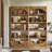 70.8-inch Tall Bookshelf, Farmhouse Style