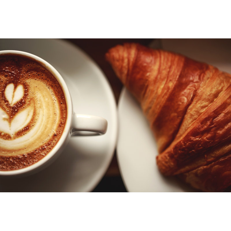 Cappuccino with Foam - Photographie sur toile tendue, L 12 po x H 8 po