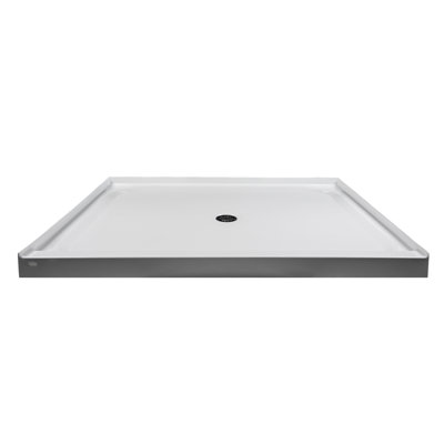 60" W x 48" D Single Threshold Shower Base