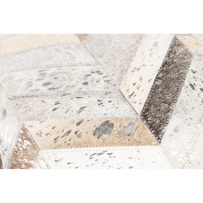 Coussins décoratifs en cuir de vache Canvello