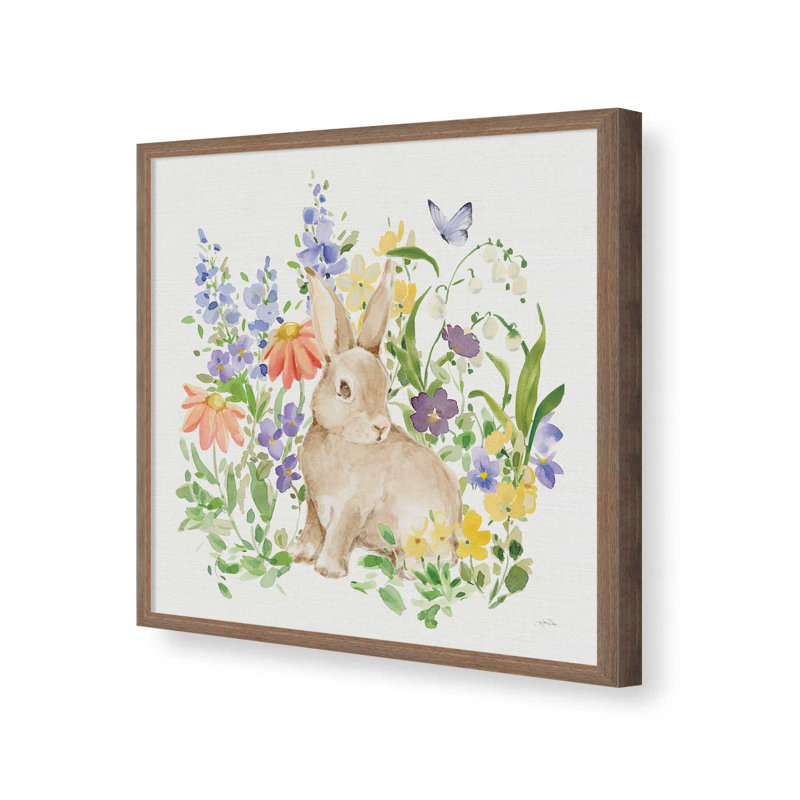 «Spring Celebration IV» par Katrina Pete, reproduction d'art, Brun, H 20 po x l 20 po