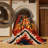 Washable Indian Paintbrush Southwestern Area Rug-2009080956