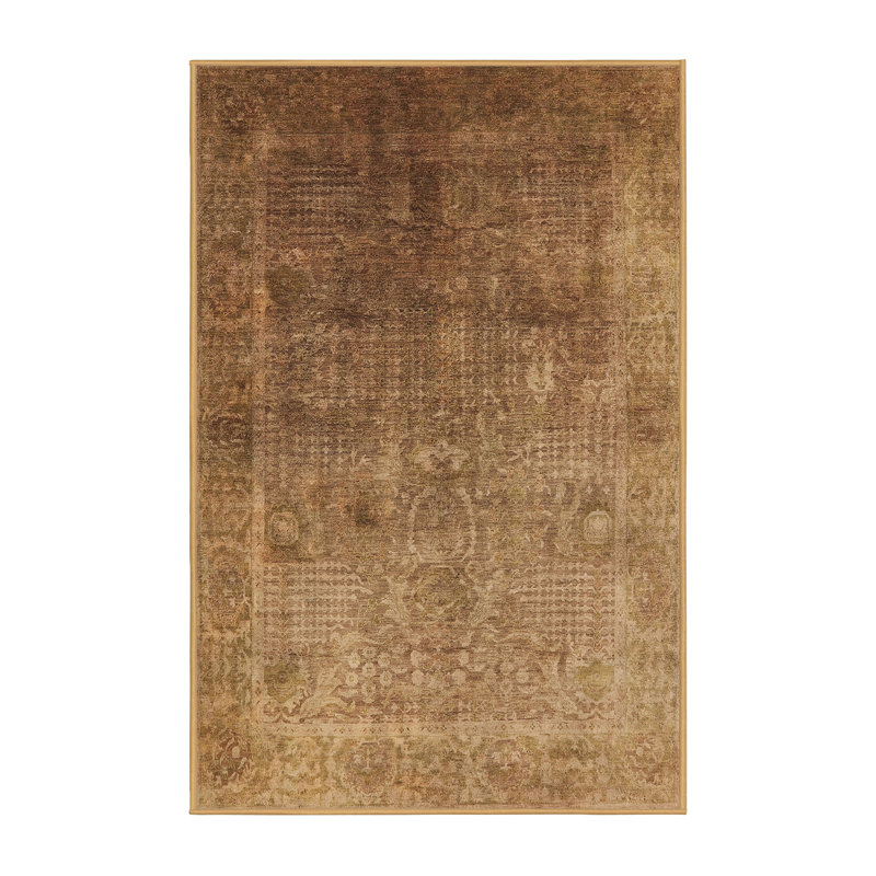 Tapis 100% Mid-Century moderne lavable à la machine 3259, Tapis de couloir 2 pi x 5 pi