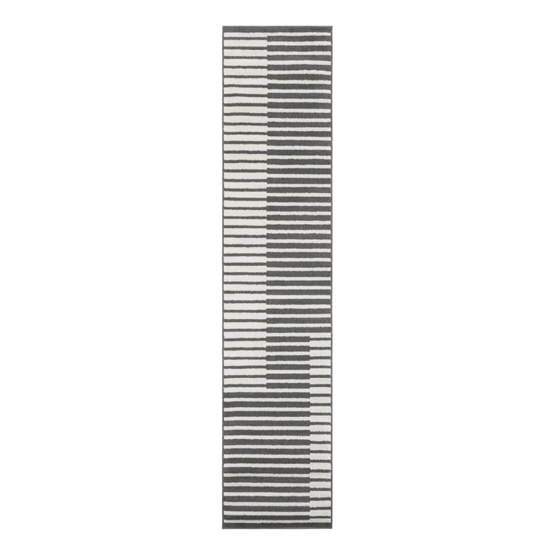 Latitude Run® Namsen Nikolis Rug Gray, Runner 2'7" x 12'