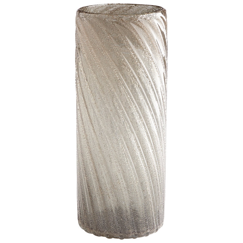 Alexis Glass Table Vase, 13.5" H x 5.5" W x 5.5" D