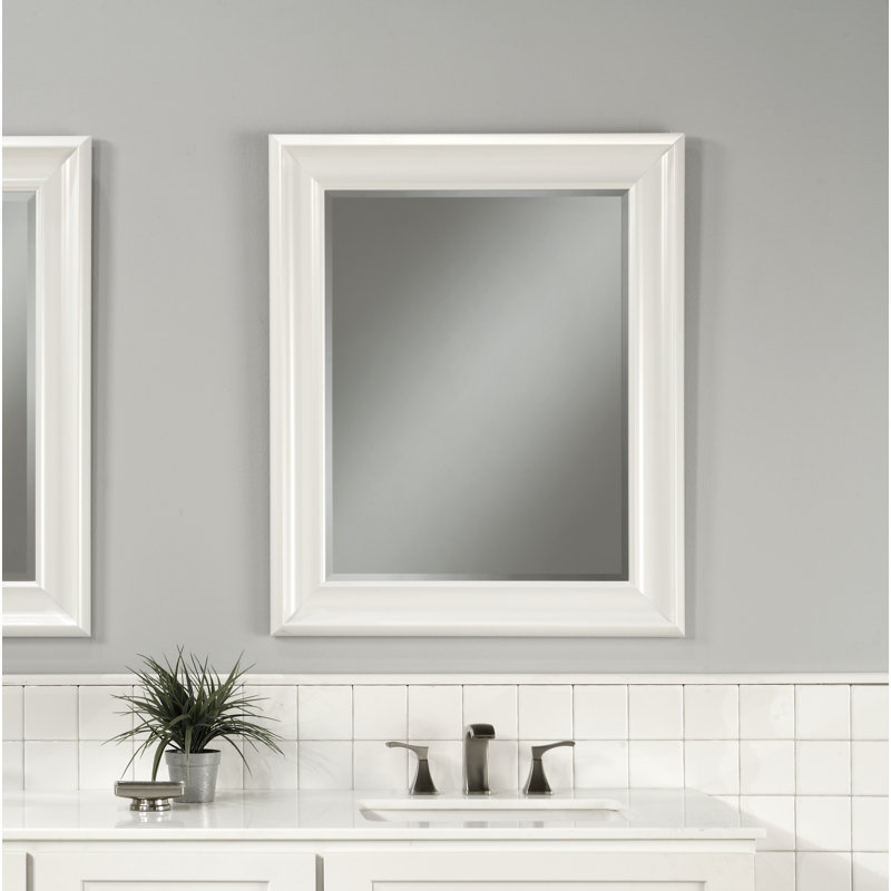 Zaryan Wall Mirror, Frost White