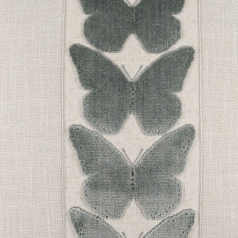 Coussin Coleous, Argenté, Carré 24 po