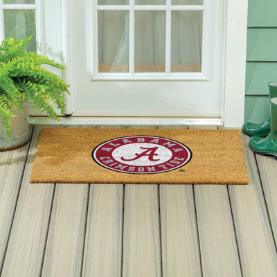 Grand tapis couleur coco de l'Université de l'Alabama, 36 po x 24 po