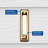 Gold Push Button Doorbell