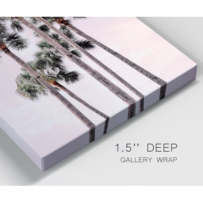 Pink Tropics - Wrapped Canvas Print