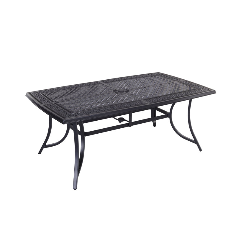 Rectangular Metal Outdoor Dining Table
