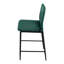 Upholstered Counter Stool with Metal Frame-362465510
