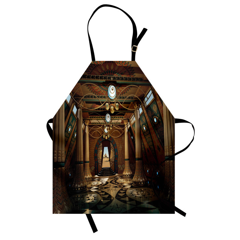 No Pattern Bib Apron