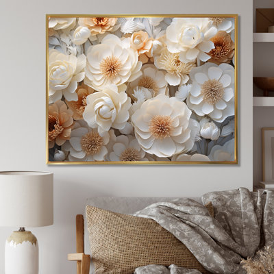 Burst Of Ranunculus Beauty IV - Ranunculus Framed Wall Art