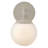 Single Light Globe Wall Sconce With Etched Opal Glass-1315312183