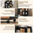 Modern Side Table with Wheels-235845872