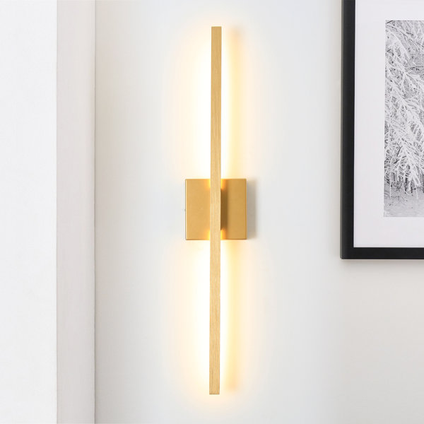 Mercer41 Haamed Aluminum LED Flush Mounted Sconce & Reviews | Wayfair