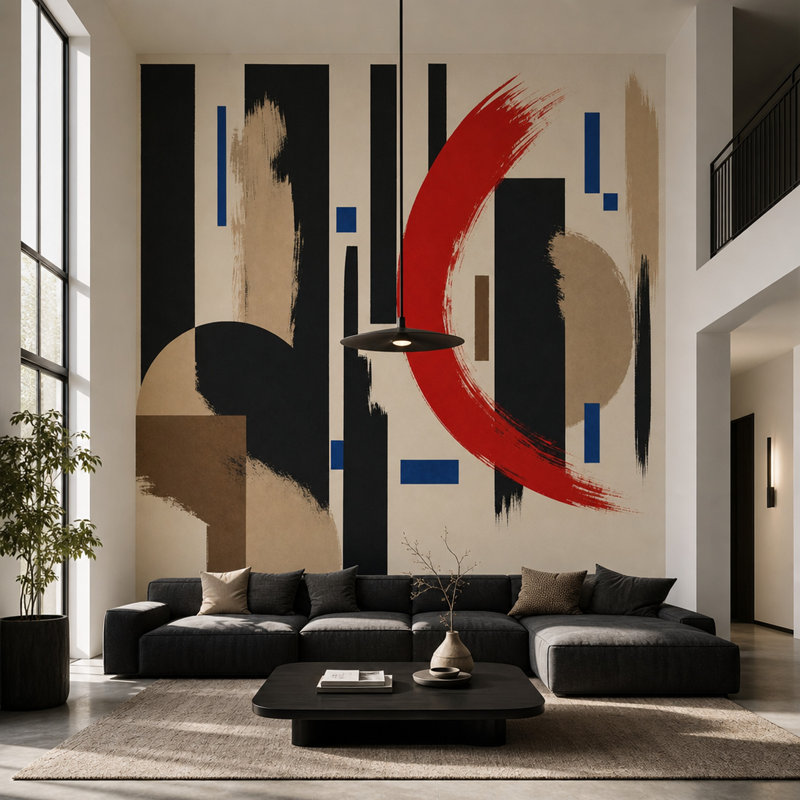 Papier peint mural amovible, 200 po x 120 po, Texturé non collé