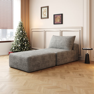 Versatile Convertible Sofa Bed with Pillow and Back Support for Various Rooms