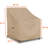 Fionnula Pack of 2 High Density Waterproof Outdoor Patio Chair Cover, All Weather Protection Patio Deep Seat Chair Cover Protector, Amarveer Outdoor Chair Cover-1262947571