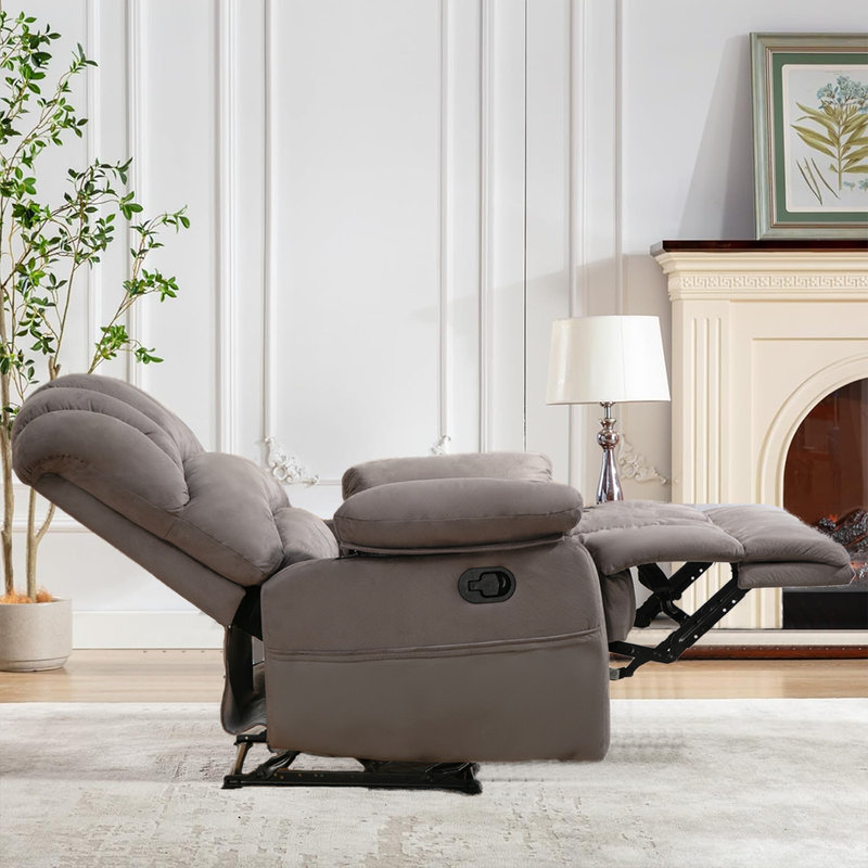 Fauteuil inclinable Waynette, Gris chenille