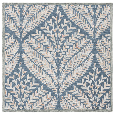 Chaithra Hand Tufted Wool Floral Rug