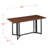 Eleanora Extendable Metal Base Dining Table