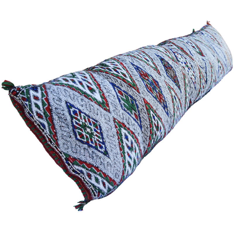 Wool/Silk Lumbar Rectangular Pillow Cover & Insert