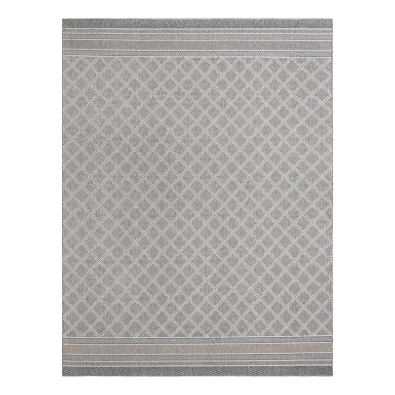 Indoor/Outdoor Trellis Area Rug, Rectangle 9' x 12'