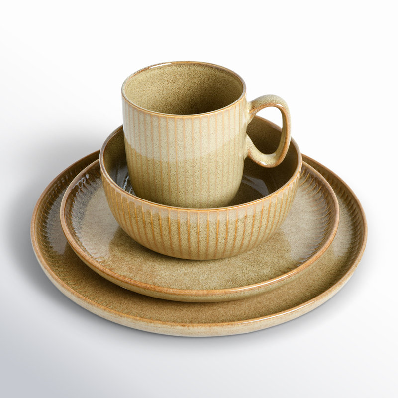 Blaise 16 Piece Dinnerware Set, Service for 4