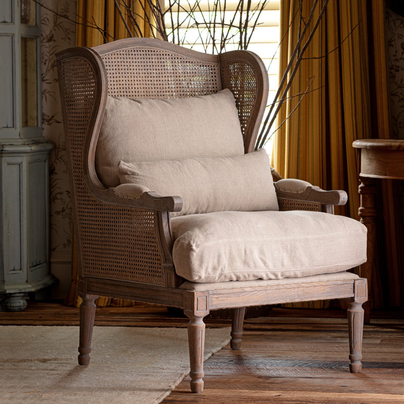 Fauteuil à oreilles communes Cain