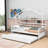 Farranshane Bookcase Storage Bed-199921584-199921599
