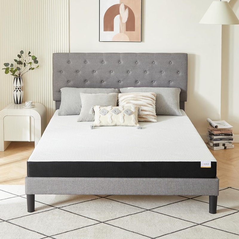 Matelas en mousse viscoélastique mi-ferme Alwyn Home Hallinan, Grand lit, 6"