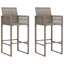Latitude Run Bar Set with Wicker/Rattan Frame
