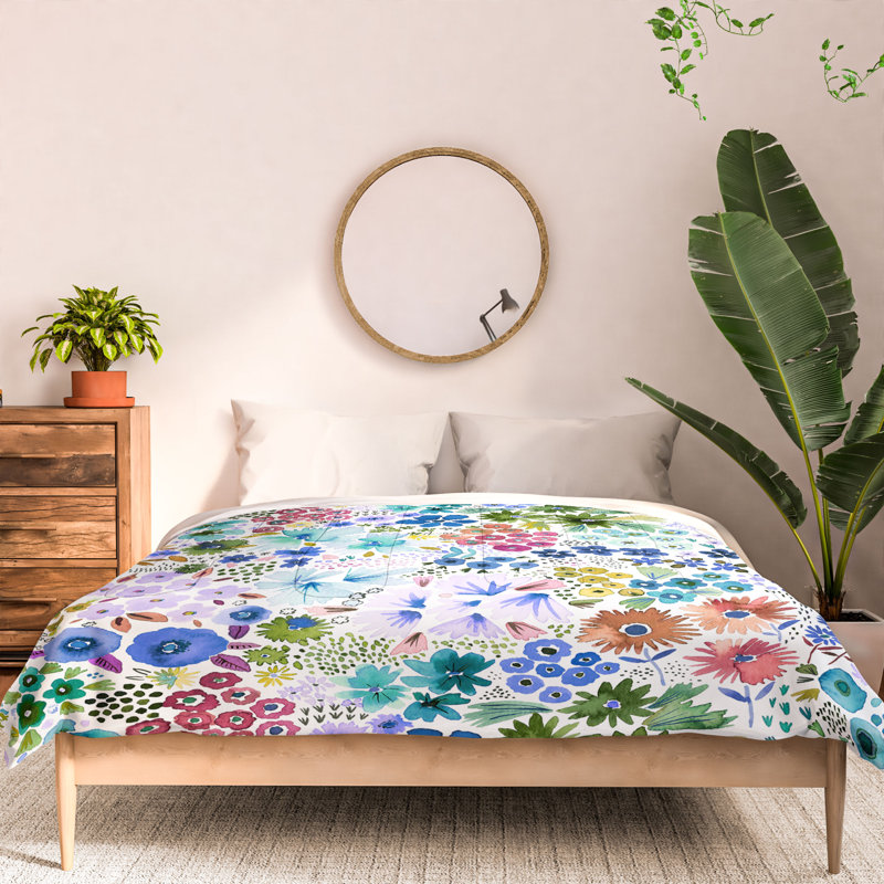 Housse de couette en coton Ninola, Housse de couette pour très grand lit