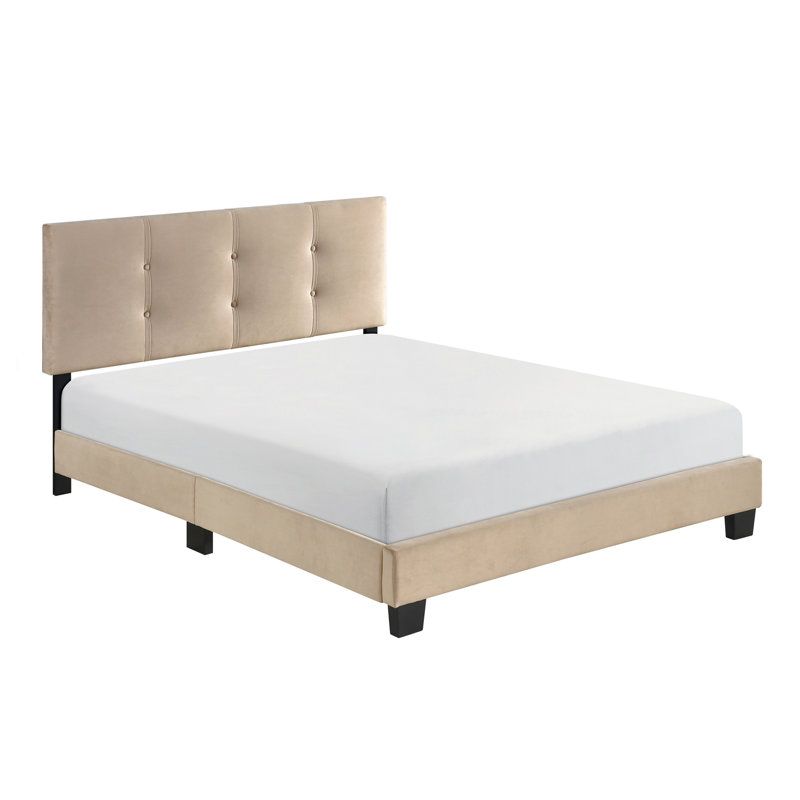 Mobilier de chambre à coucher 1pc, Marron clair, Lit double