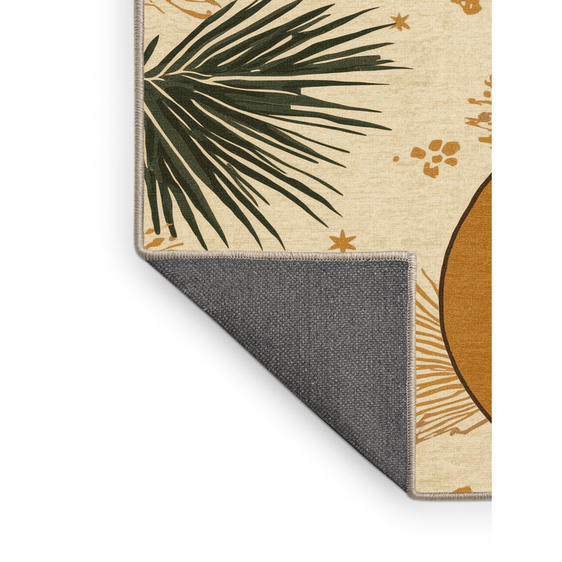 Tapis moelleux à motif floral Kwi Clybourn, 7 x 9