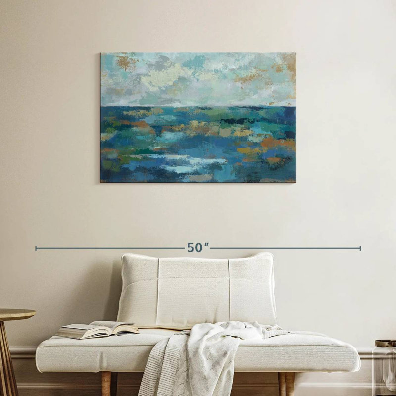 Croquis de paysage marin Avery I, H 24 po x l 36 po