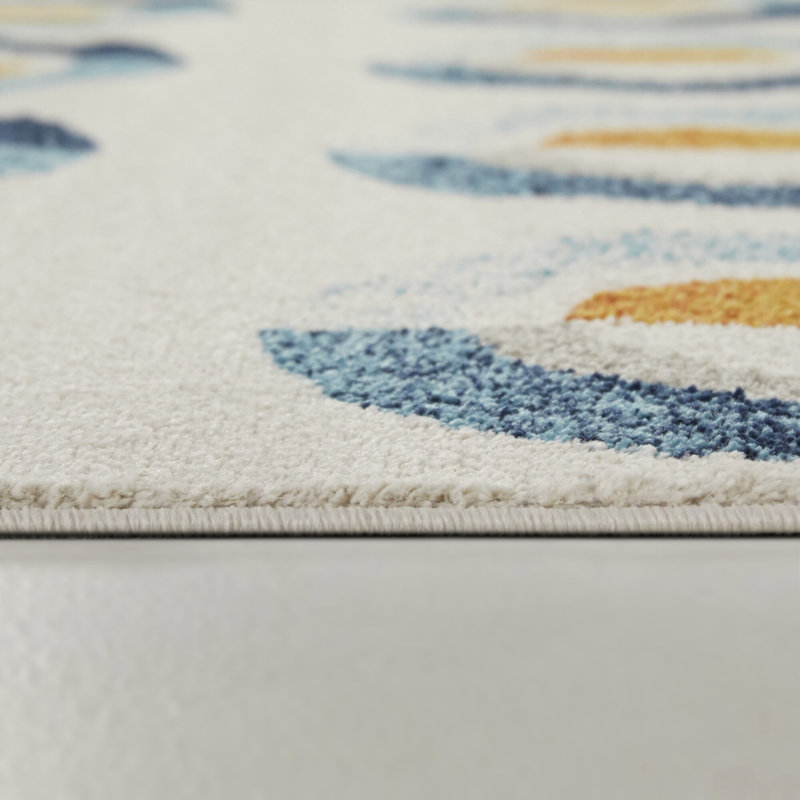 Tapis crème Johirul Curie, Rectangle 7 pi 10 po x 10 pi