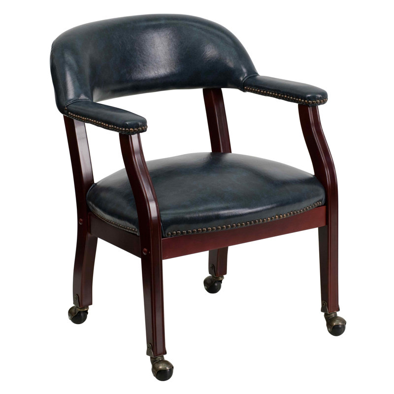 Zakrzewski Conference Chair with Accent Nail Trim and Casters