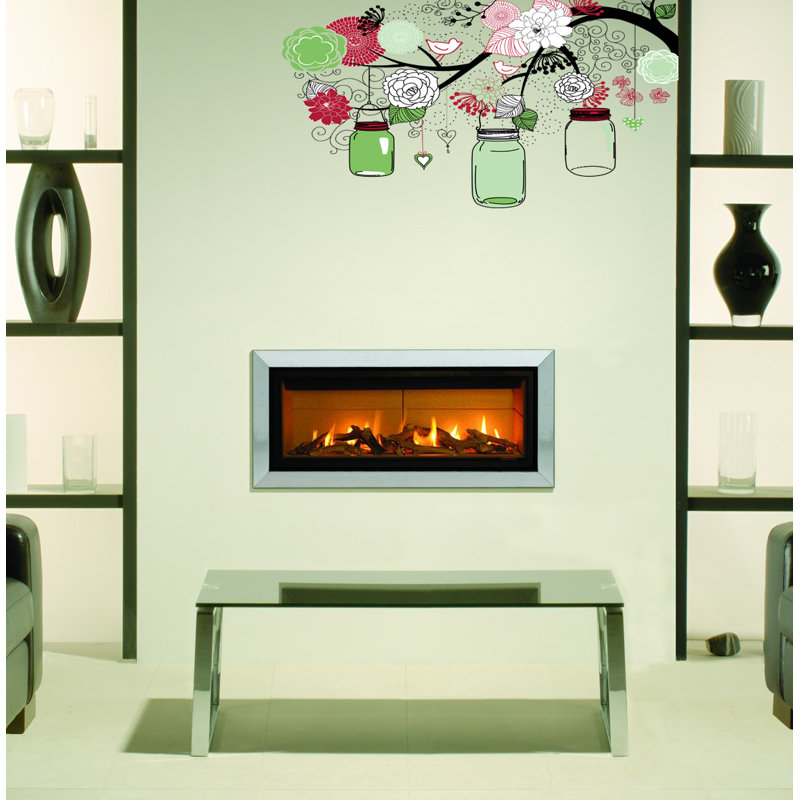 Plants & Flowers Wall Decal, 33" H x 46" W