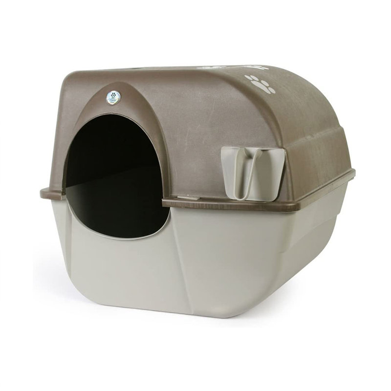 Plastic Enclosed Self-Cleaning Litter Box