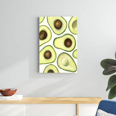 «Avocado Arrangement I» par Victoria Borges, reproduction d'art sur toile